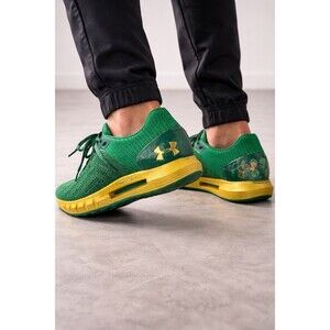 Under Armour HOVR Irish Running Shoes Men’s Size 12 Green Gold Notre Dame